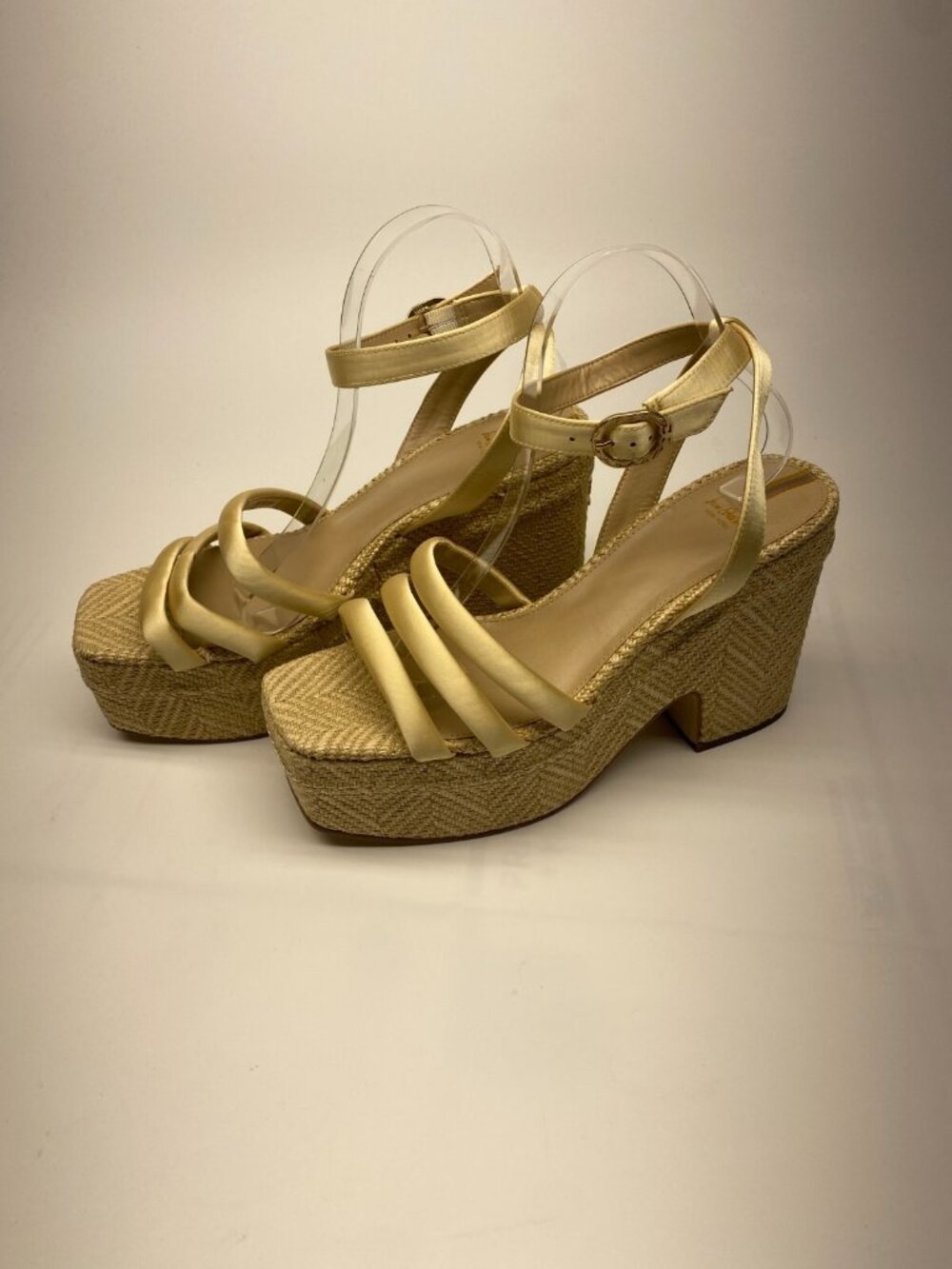 Sam Edelman Women's Tibby Washed Lemon Plarform Wedge Sandal Sz 11